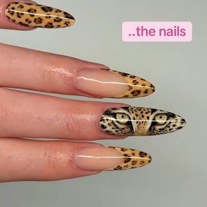 Leopard Print Nail Art